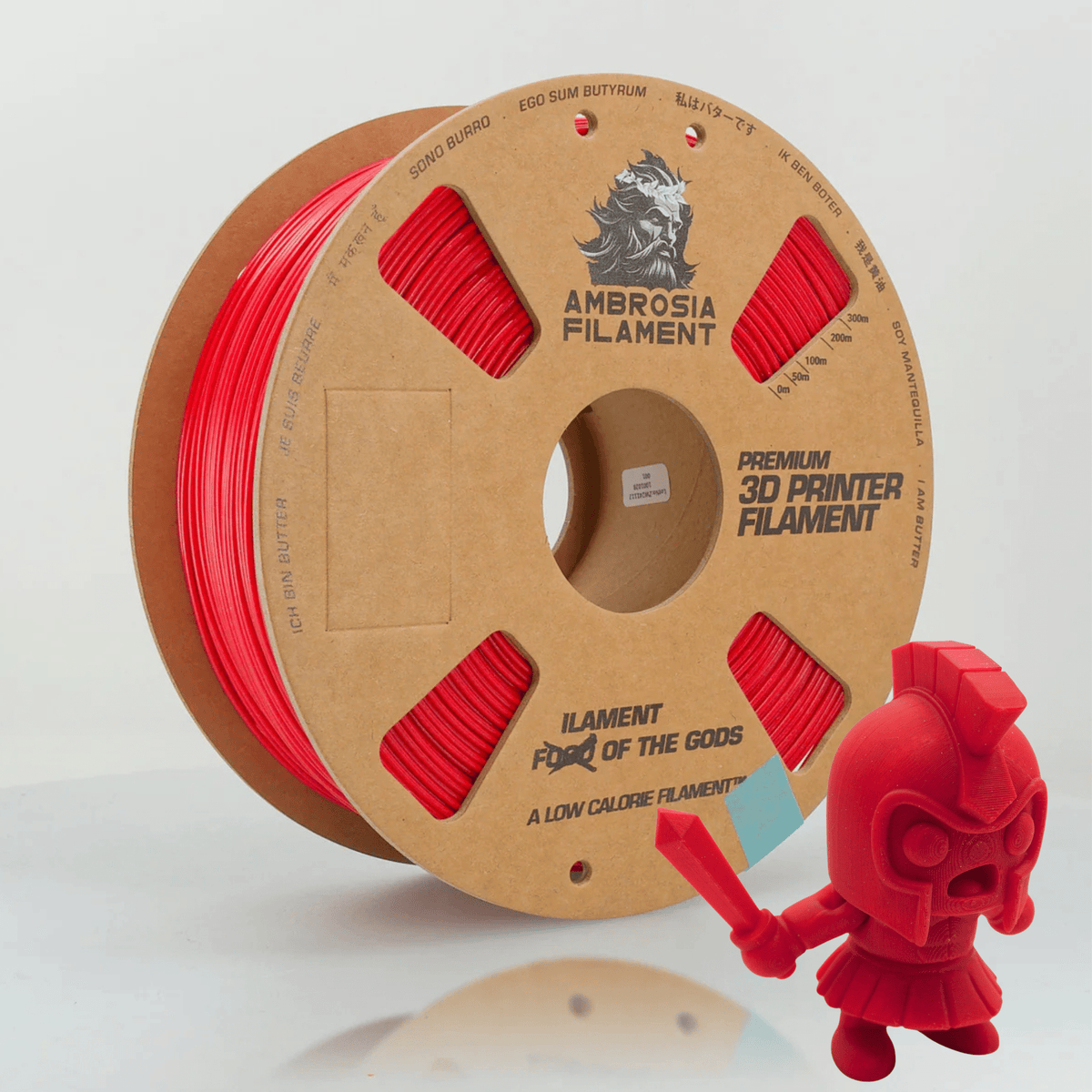 AMBROSIA Galactic (Sparkle) PLA Filament of the Gods - 1KG Bambu AMS Friendly Cardboard Spools Premium 3D Printing Filament - West3D 3D Printing Supplies - AMBROSIA FILAMENT