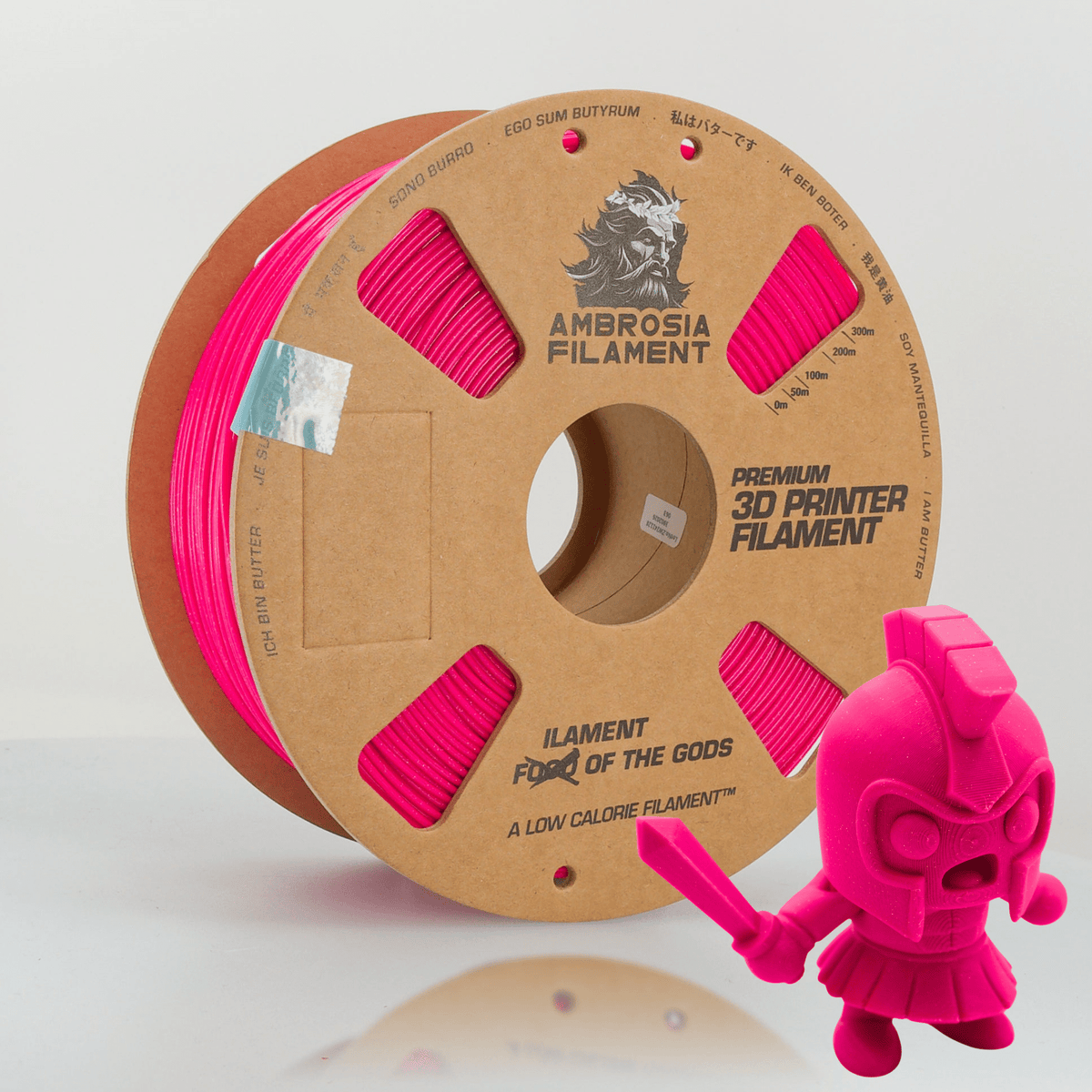 AMBROSIA Galactic (Sparkle) PLA Filament of the Gods - 1KG Bambu AMS Friendly Cardboard Spools Premium 3D Printing Filament - West3D 3D Printing Supplies - AMBROSIA FILAMENT