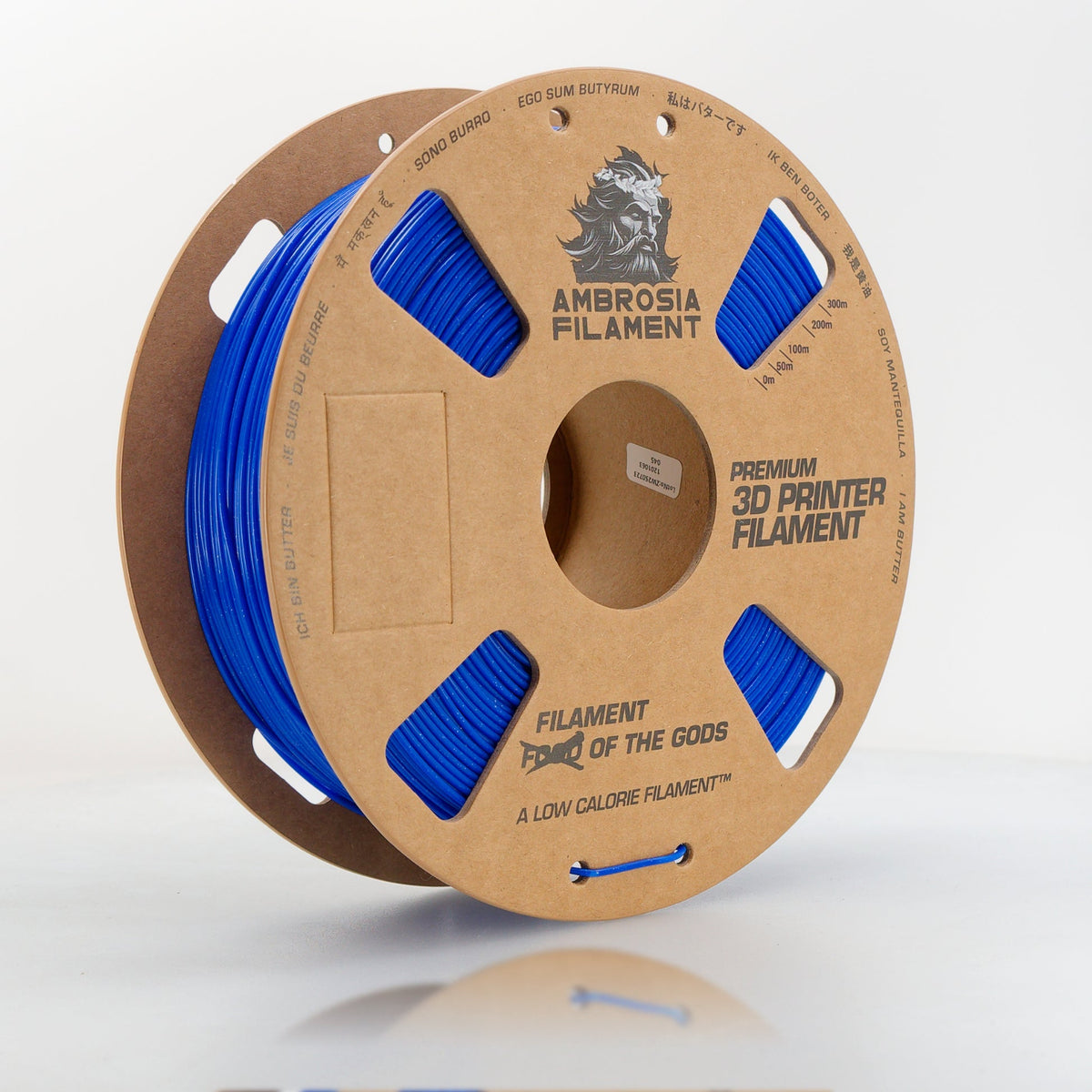 AMBROSIA Galactic (Sparkle) PLA Filament of the Gods - 1KG Bambu AMS Friendly Cardboard Spools Premium 3D Printing Filament - West3D 3D Printing Supplies - AMBROSIA FILAMENT