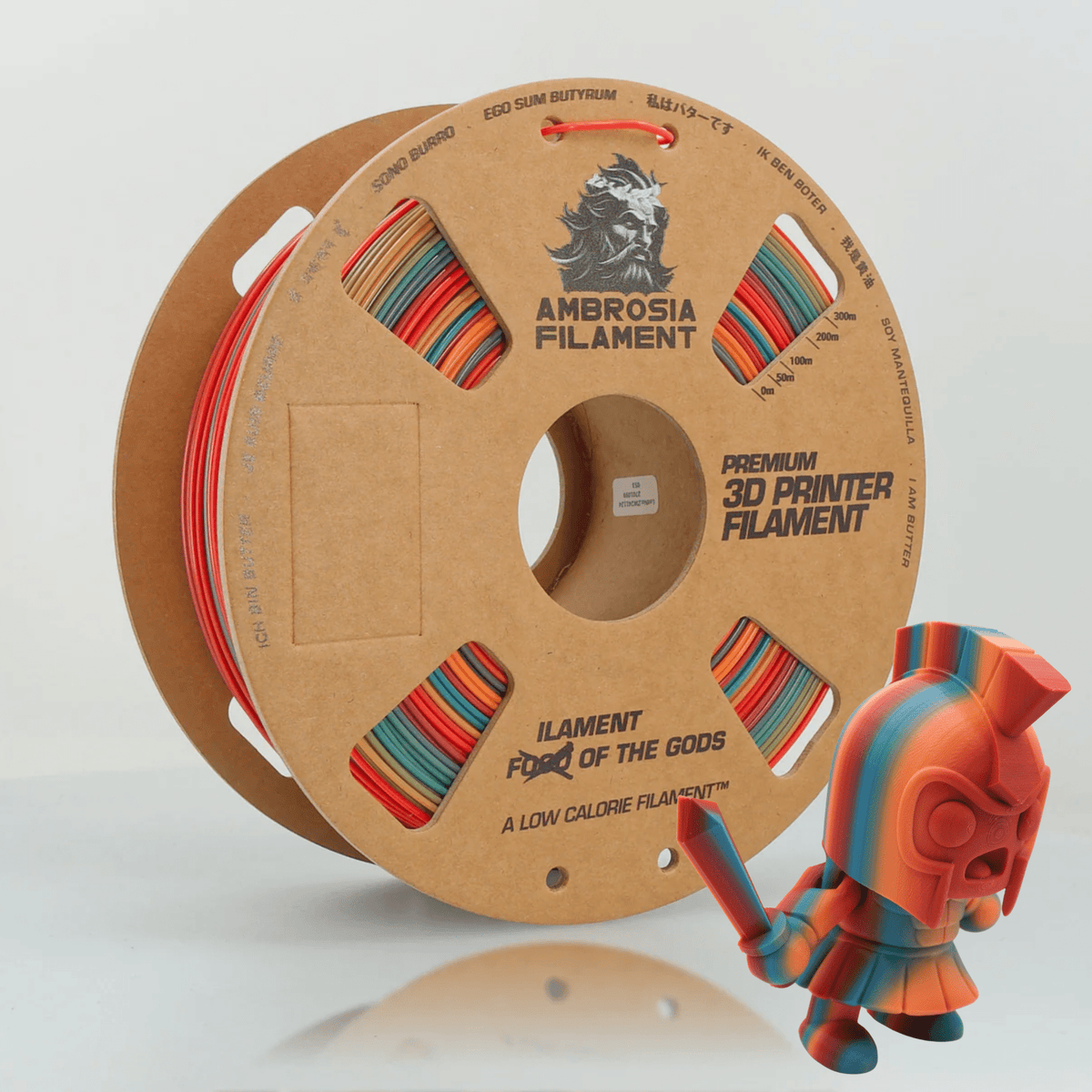 AMBROSIA ASA Filament of the Gods - 1KG Bambu AMS Friendly Cardboard Spools Premium 3D Printing Filament House ASA - West3D 3D Printing Supplies - AMBROSIA FILAMENT