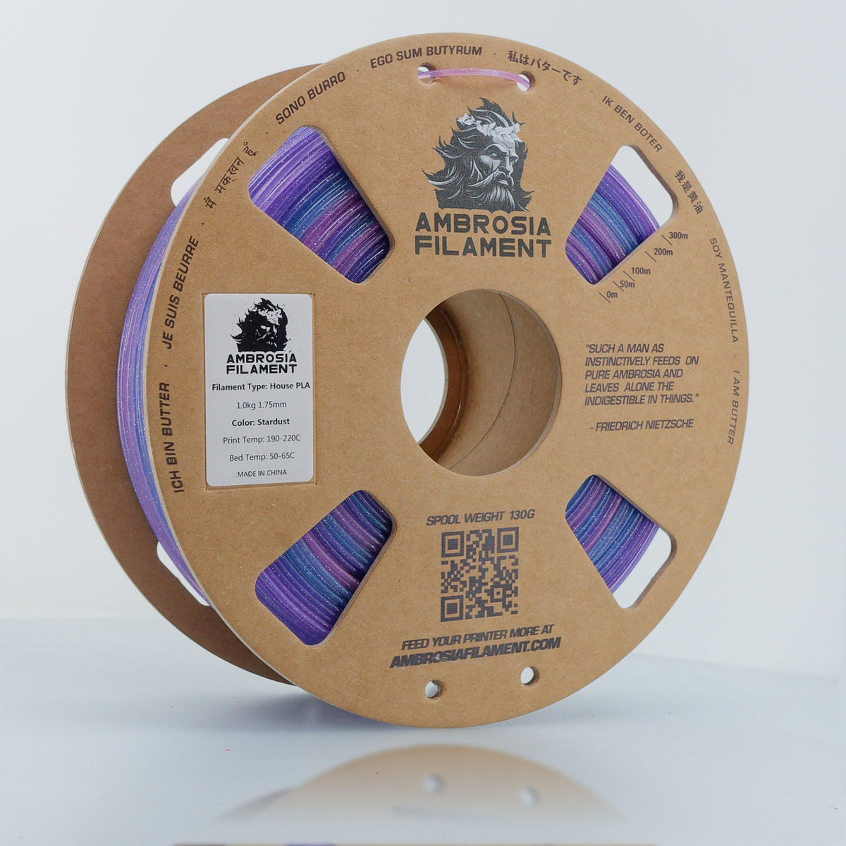 AMBROSIA ASA Filament of the Gods - 1KG Bambu AMS Friendly Cardboard Spools Premium 3D Printing Filament House ASA - West3D 3D Printing Supplies - AMBROSIA FILAMENT